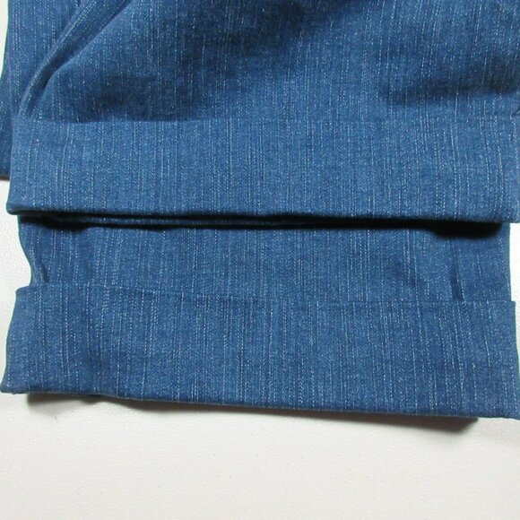 Levis womens dark 512 Perfectly Shaping stretch cuffed capri jeans 22W EUC - Picture 10 of 12